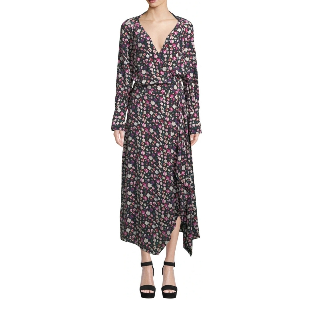 Equipment Neema Floral Long Dress - Size 6
